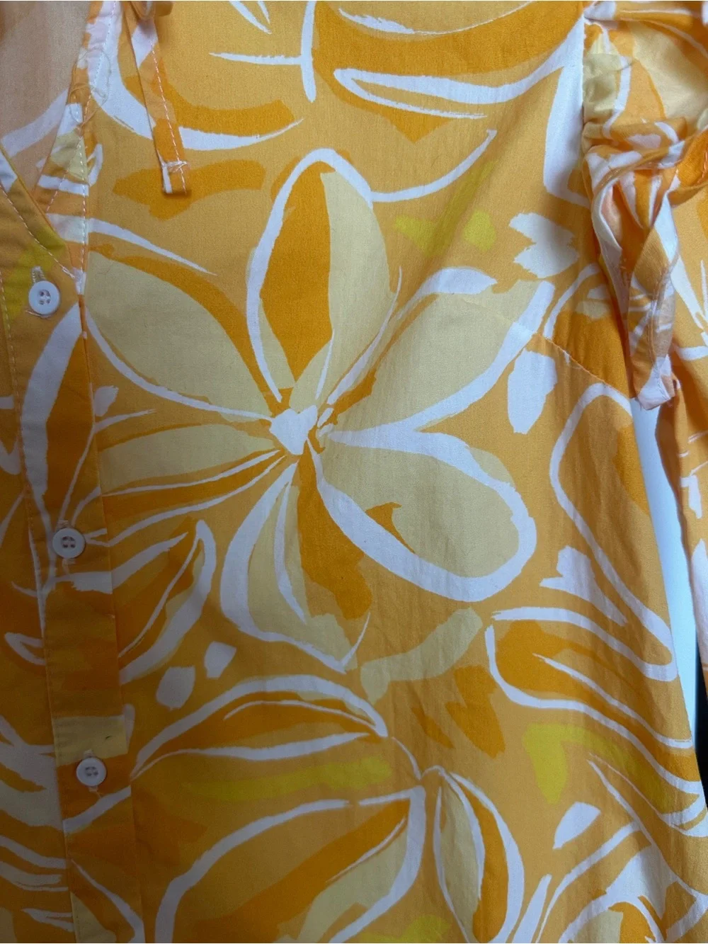 Sugarlips Yellow & White Floral Mini Dress- Small